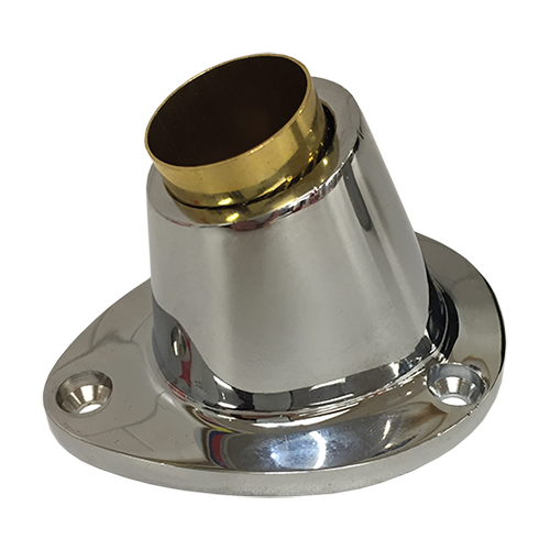 Hållare för båtflaggstång - utvändig montering