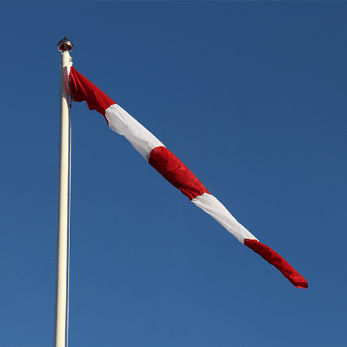 Vindstrut Röd/Vit - Bild 2